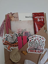Mystery book packages! Dark red theme