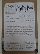 Mystery book packages! Dark red theme