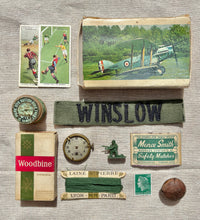 Grandad's Memory Box - Found objects vintage collection.