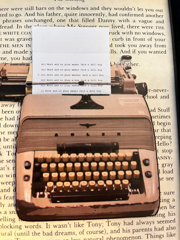 Shining by Stephen King (typewriter)