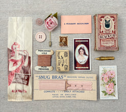Nana's Handbag - Found objects vintage collection.