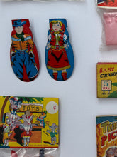 Christmas Stockings 1980's style - Found objects vintage collection.
