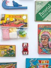 Christmas Stockings 1980's style - Found objects vintage collection.