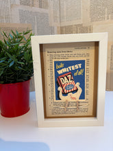 Vintage Laundry Advertisement Card.